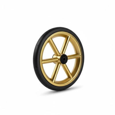 Koło 10 cali do wózka Junama Imperial | Oryginał, przód, złoty kolor